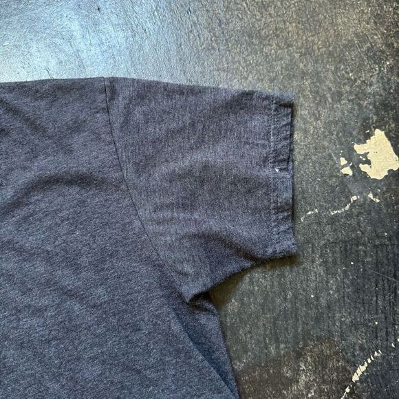 Volcom Grey Short Sleeve T-Shirt Size Medium Cotton Blend Middle Logo Skater - Picture 3 of 14